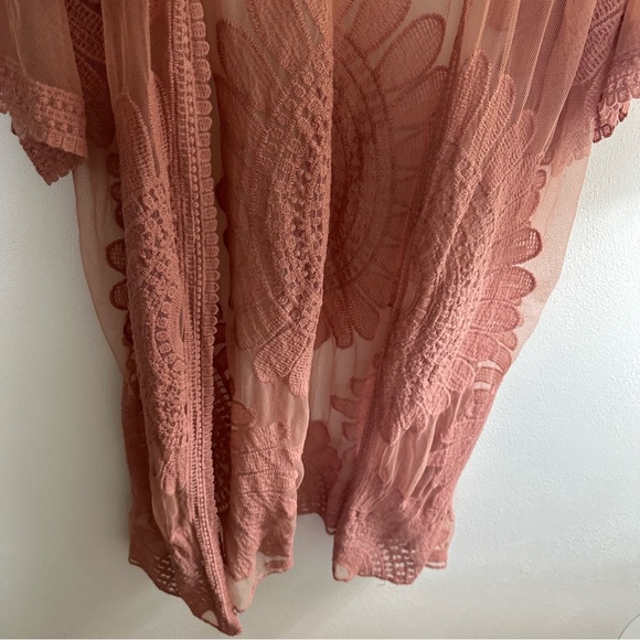 Agnes & Dora lace duster pale pink XXL - Picture 4 of 5